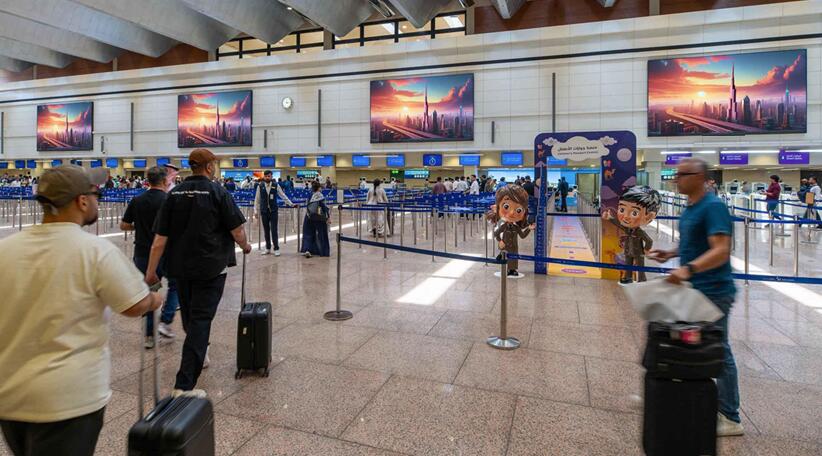 迪拜國(guó)際機(jī)場(chǎng)廣告