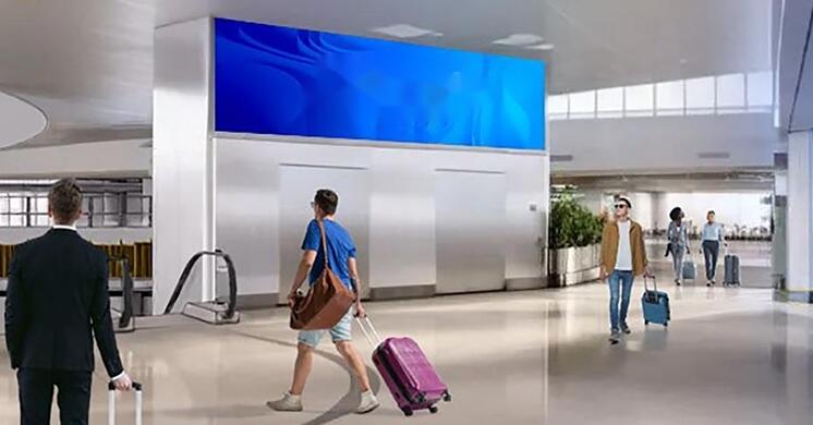 紐約機(jī)場廣告